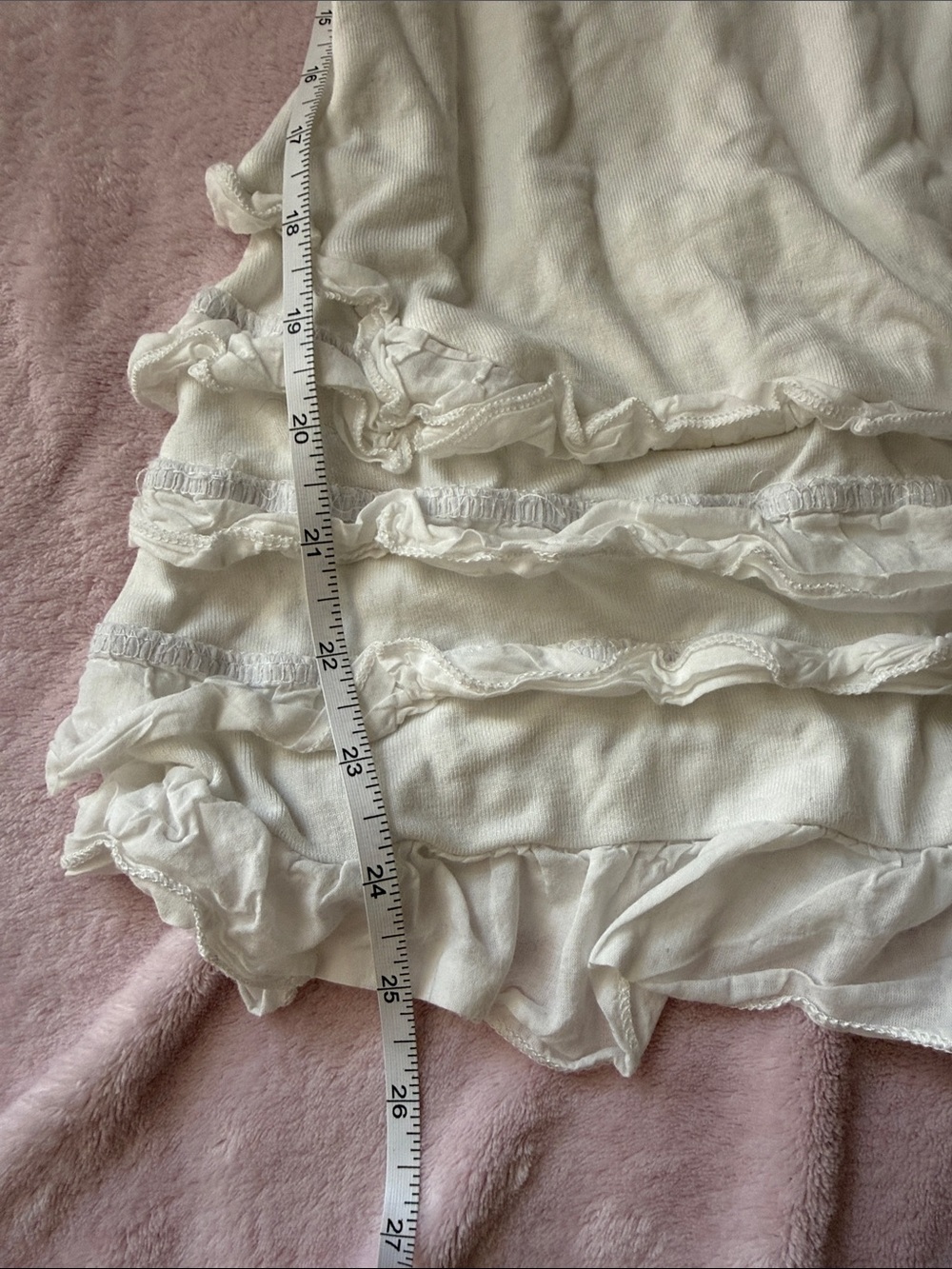 🤍 White Ruffled Tank Dress - Picture 2 of 6